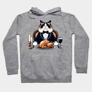 Happy Thanksgiving Ragdoll Cat Hoodie